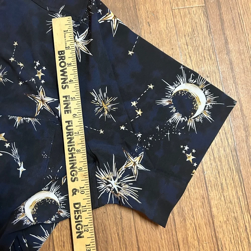 Johnny Was Midnight Celestial Print Shirt - Picture 5 of 11